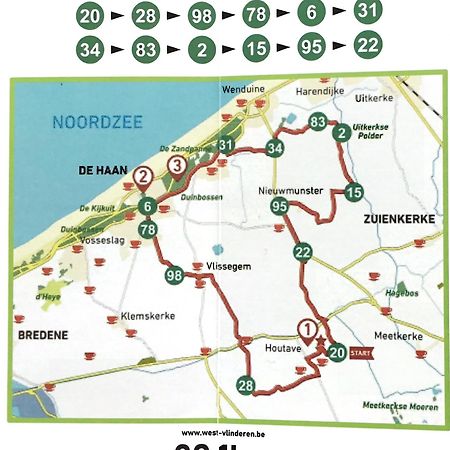 Casa Matteo De Haan Grote Straat 152 Bed & Breakfast Vlissegem Eksteriør bilde